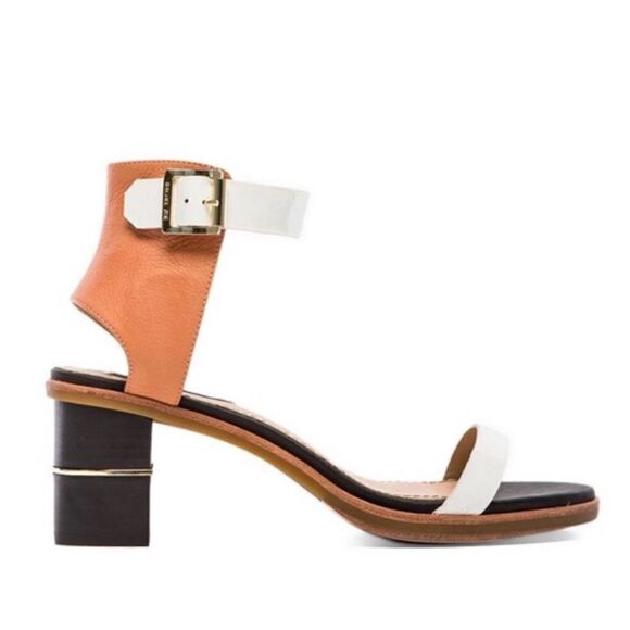 Rachel Zoe color block heeled sandals - Picture 1 of 10
